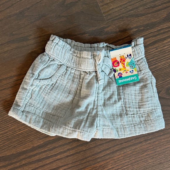 Garanimals Kids Blue and Green Shorts 3pk  | 3-6 Months - Picture 4 of 12